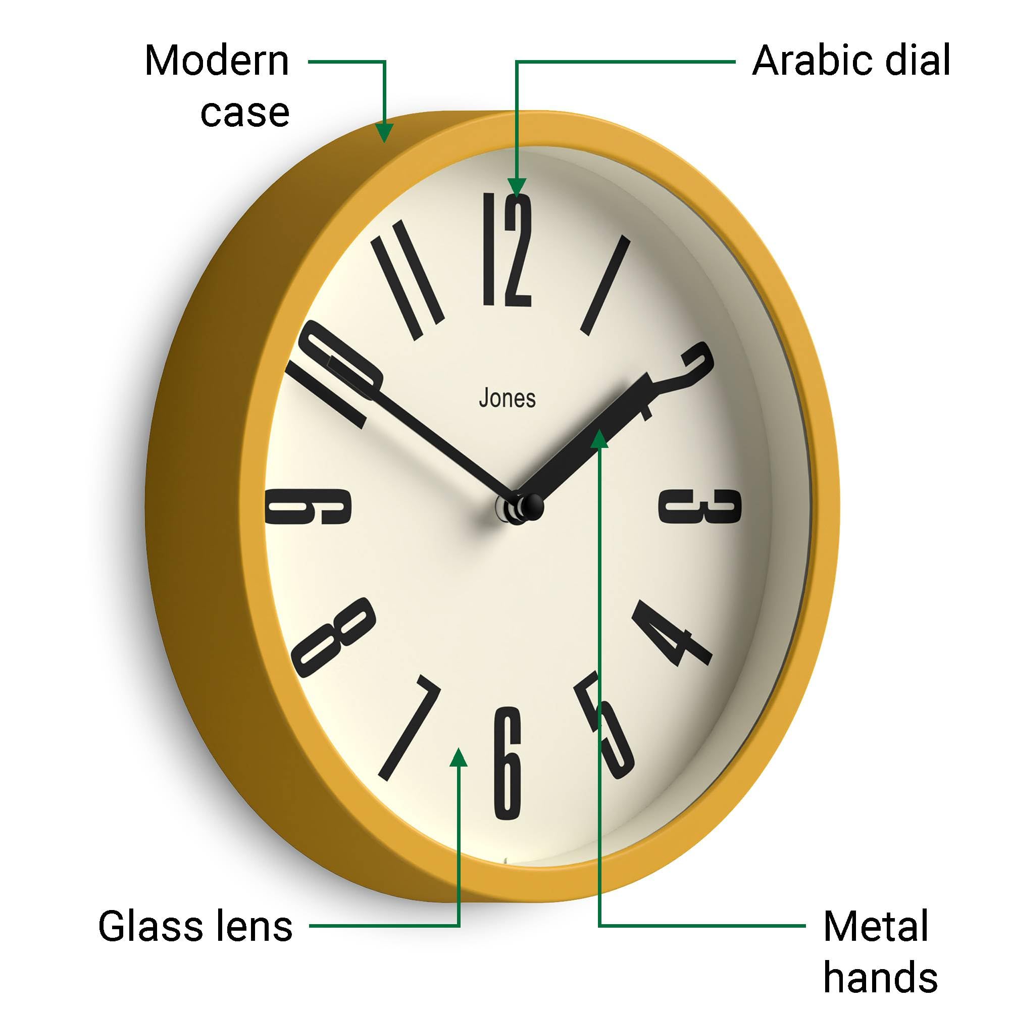 Amazon.com: JONES CLOCKS® Hot Tub wall Clock | Small Retro Round